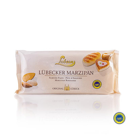 Lubeca - Pâte d'amandes brute IGP, MO MM, 52 % d'amandes méditerranéennes, 200 g