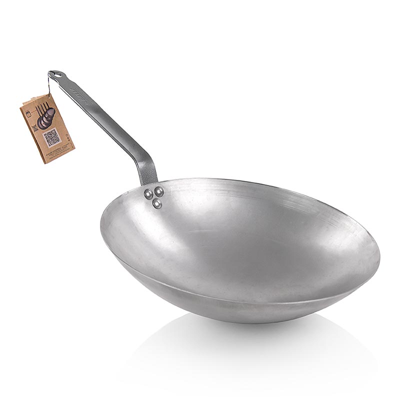 deBUYER "Carbone Plus" Induktions Wok, Stahl, ø 35,5cm, 9cm hoch, 1 St