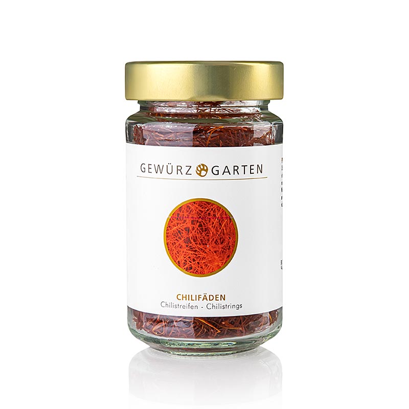 Gewürzgarten Filaments de chili (anneaux de chili, bandes de chili), 25 g