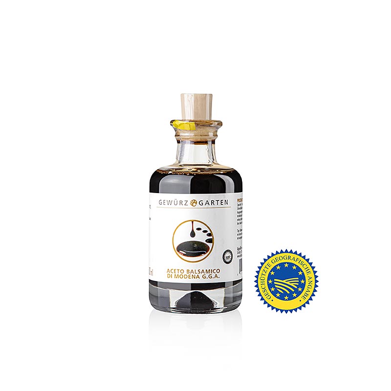 Gewürzgarten Aceto balsamico Modena IGP, bottiglia decorativa, 100 ml