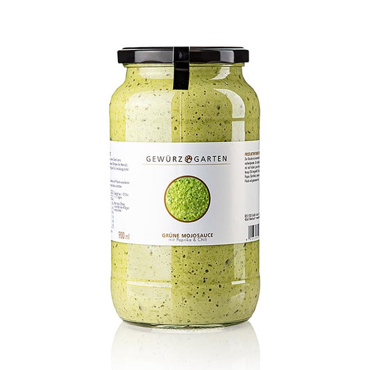 Gewürzgarten Sauce mojo verte, au paprika, au chili et au persil plat, 900 ml