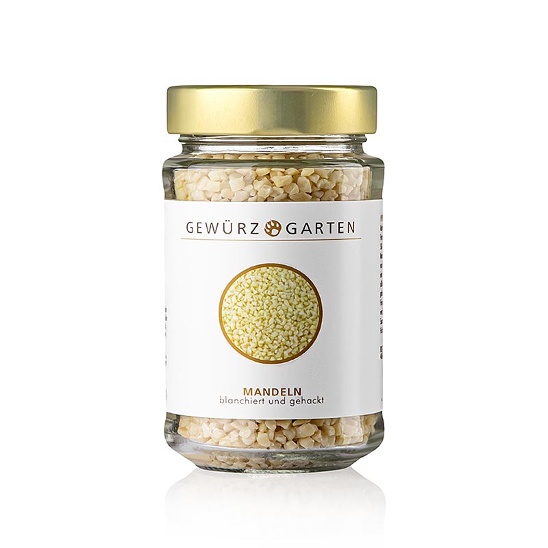 Gewürzgarten Mandeln, süß, gehackt, 125 g