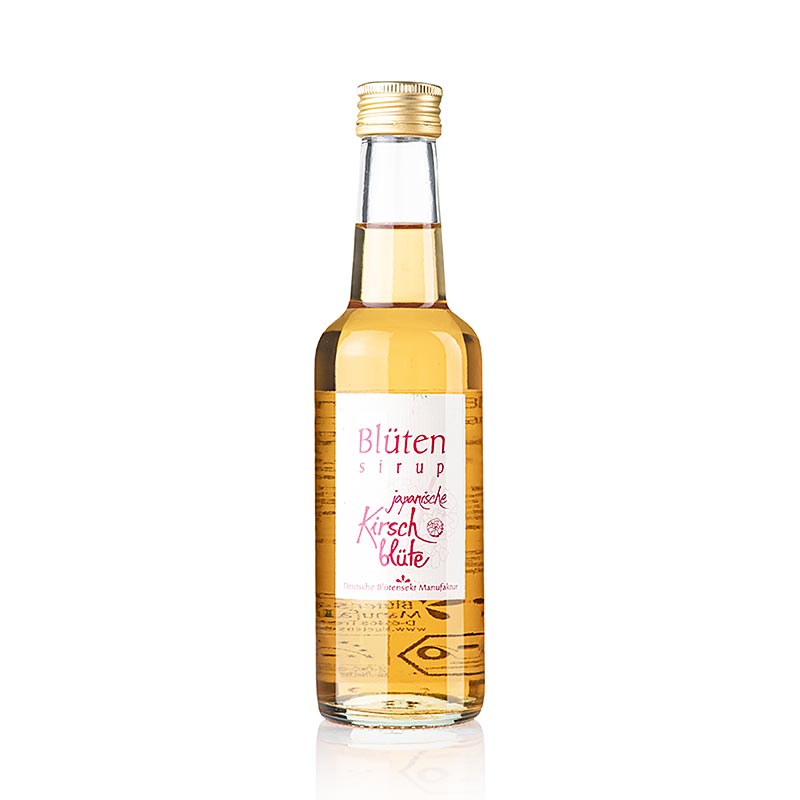 Deutsche Blütensekt Manufaktur - Sirop de fleurs de cerisier japonais, 1:10, BIO, 250 ml
