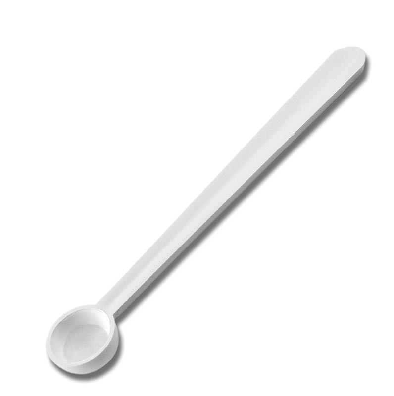 Cuillère à mesurer Stevia, volume 0,10ml, plastique, blanc, 10 pc
