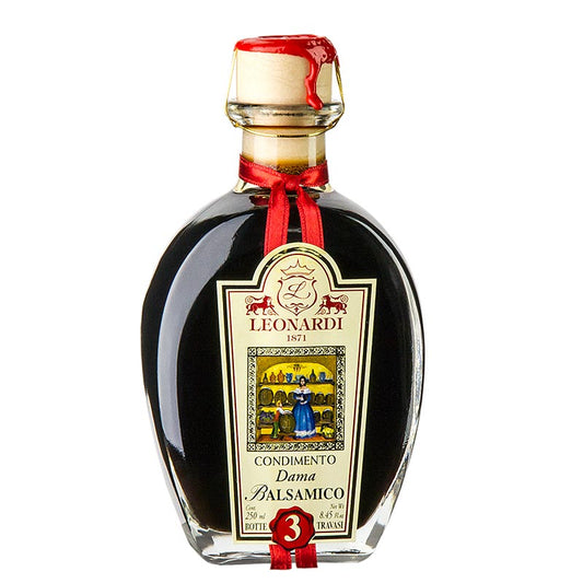 Leonardi - Balsamico Dama Condimento, 3 Jahre, 250 ml
