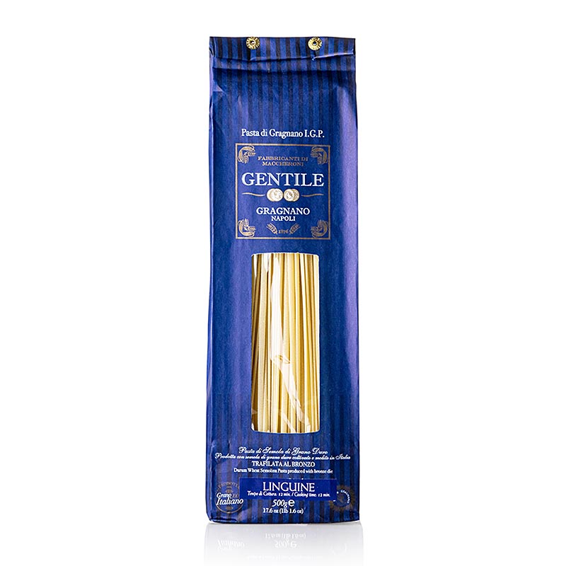 Pastificio Gentile Gragnano IGP - Linguine, bronzegezogen, 500 g