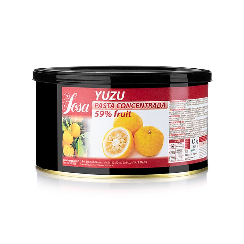 Sosa Paste - Mandarinen, 1,5 kg