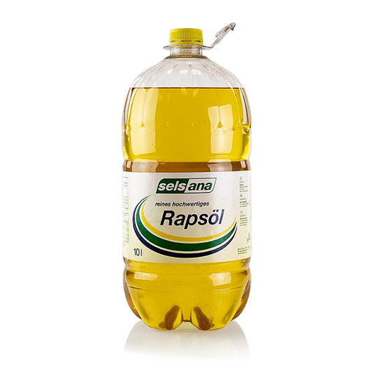 SELS OEL + Grassi  Olio di colza (olio vegetale), tanica da 10 l, selsana, 10 l