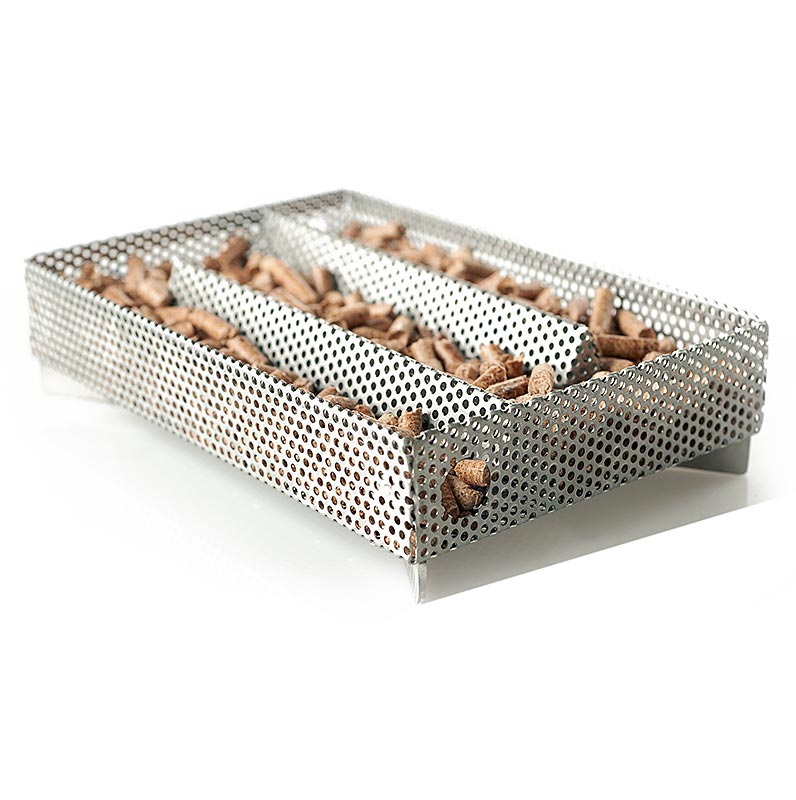 Accessoires - A-Maze-N, Insert pour fumoir à pellets, rectangulaire, 20,5x14x5cm, 1 pc