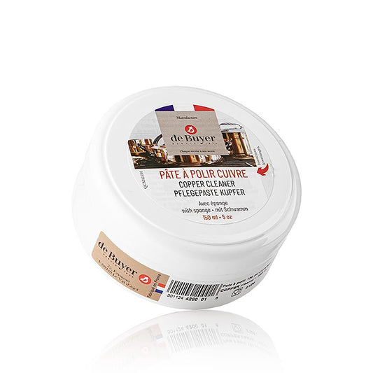 deBUYER Pflegepaste für Kupferpfannen und Töpfe, 150 ml