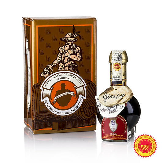 Aceto Balsamico Tradizionale DOP/g.U., 25 J., Wacholderfass, Acetaia di Giorgio, 100 ml