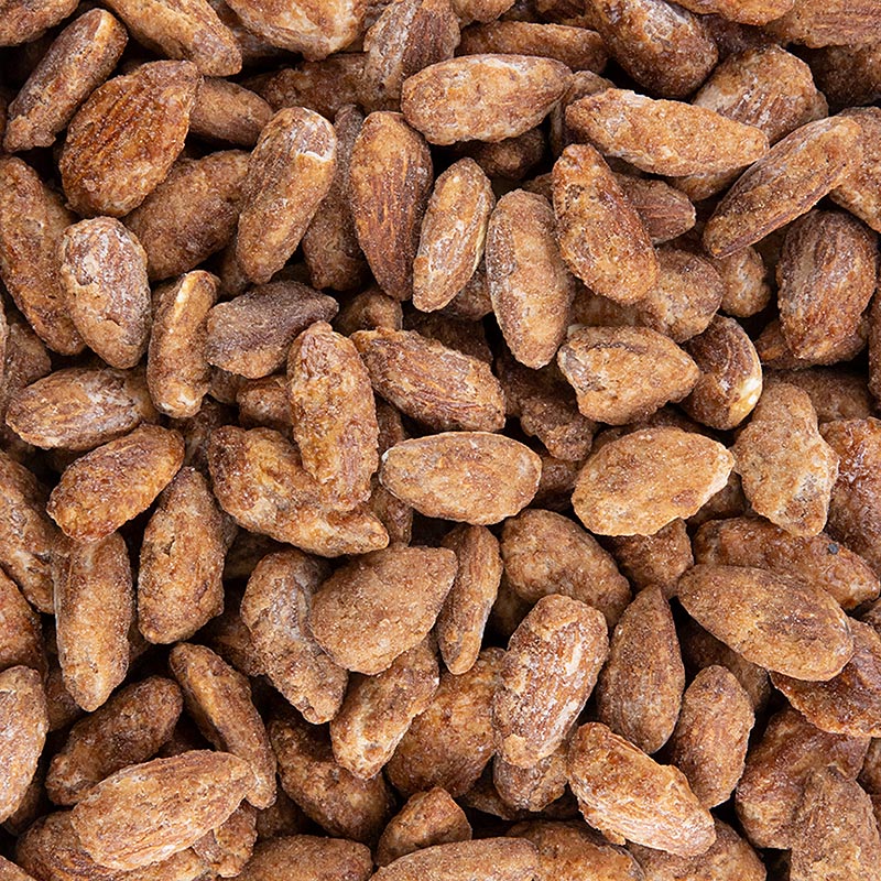 Mandorle tostate, con cannella e vaniglia Bourbon , 1 kg