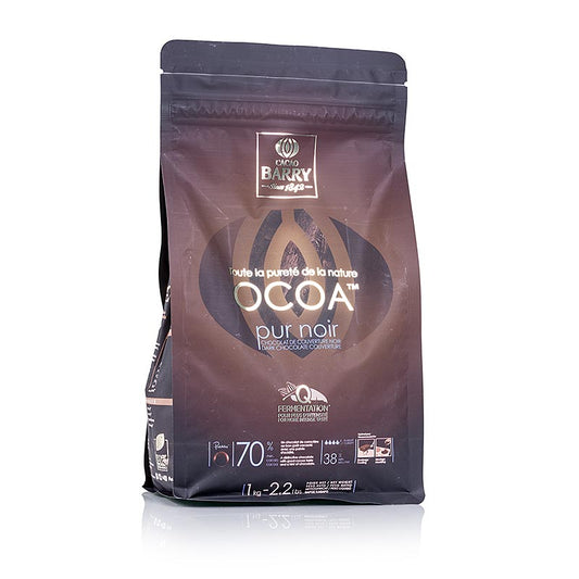 Callebaut - Purity Nature Ocoa, dunkle Schokolade, Callets, 70% Kakao, 1 kg