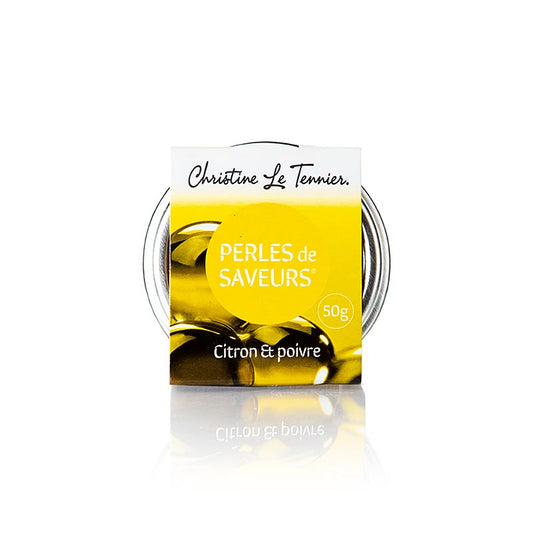 Caviar de fruits «Poivre », perles de 5 mm, sphères, Les Perles, 50 g