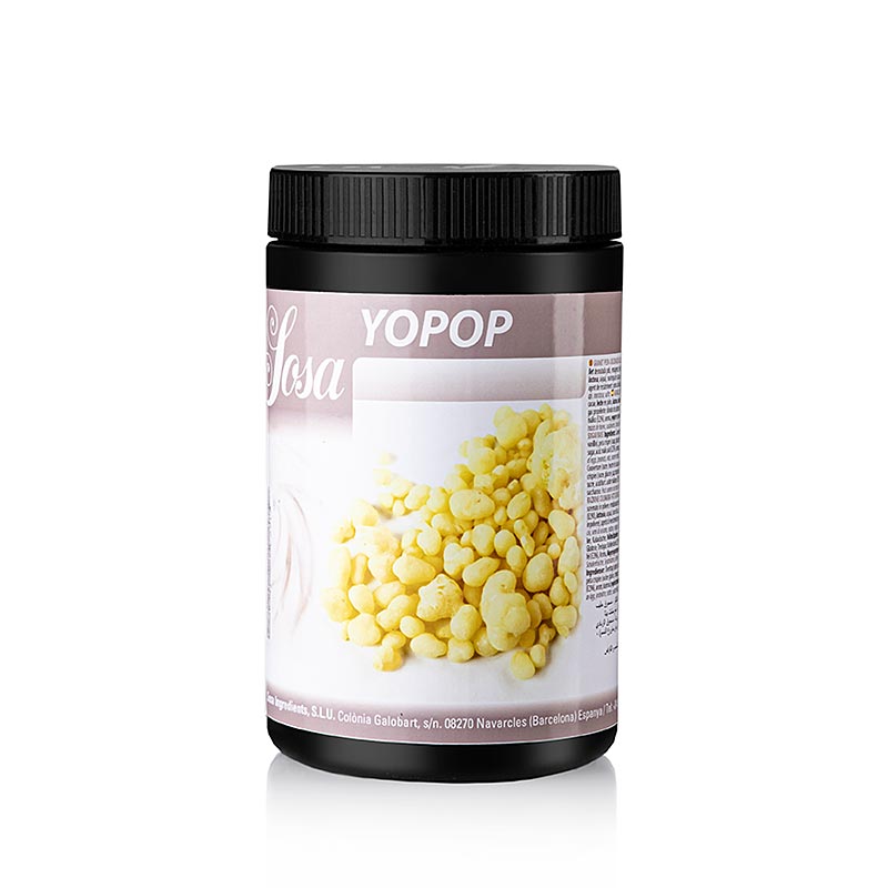 Sosa - Peta Crispy (bonbons pétillants), yaourt, enrobés de beurre de cacao, résistants à l'humidité, 900 g