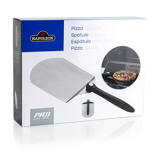 Accessoires pour barbecue Napoléon - Elévateur à pizza, en acier inoxydable, avec poignée rabattable, 1 pc