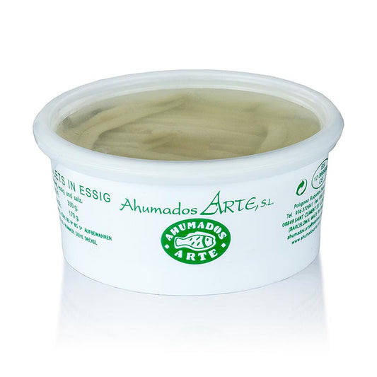 Filetti di acciughe in salamoia di aceto, bianche, 350 g