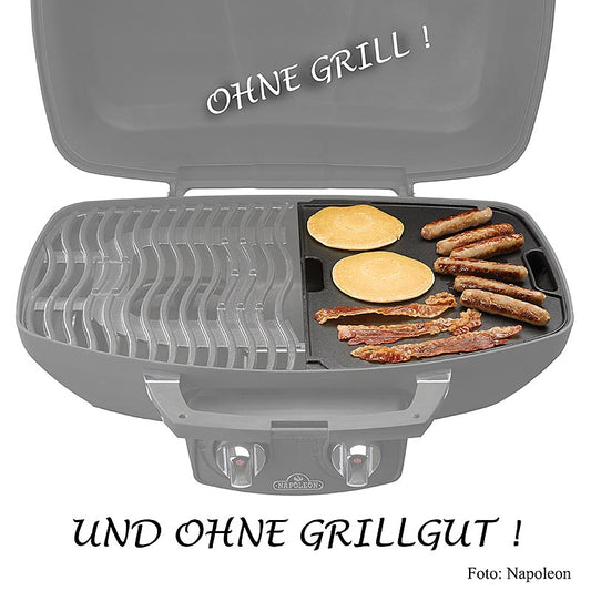 Accessoires de cuisson Napoléon - Plaque réversible en fonte pour gril TQ285 & TQ285PRO, 1 pc