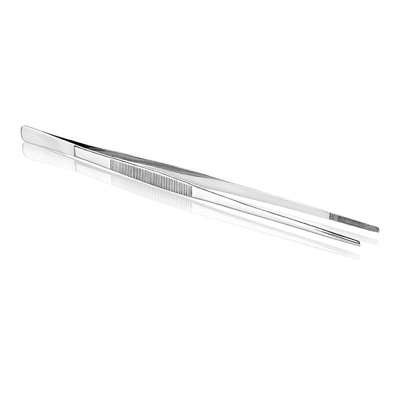 Pinzette in acciaio inox, diritte, 30,5 cm, 1 pz.