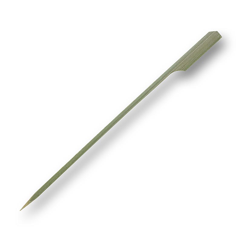 Bambus-Spieße, mit Blattende, 18cm, 100 St