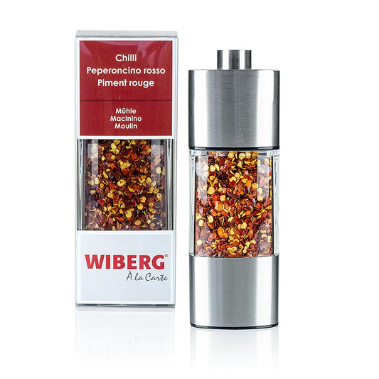 Peperoncini Wiberg, tritati, nel macinino, macina in ceramica da 14 cm, 50 g