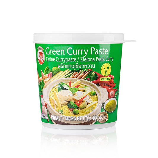 Pasta di curry verde, marca Cock, 400 g
