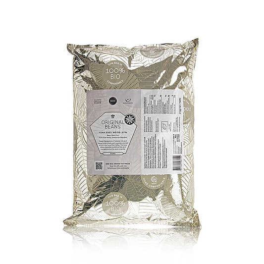 Edel Blanc Dom. Rep., 37%, Couverture blanche, Callets, Original Beans, BIO, 2 kg