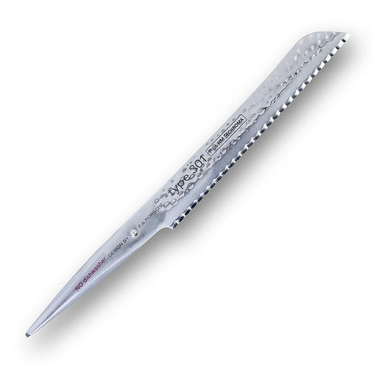 Chroma type 301 P-6 HM Couteau à pain martelé, 20,9cm, 1 pc