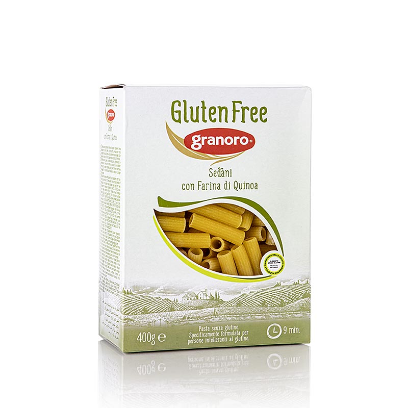 Granoro Sedani, au quinoa, Sans gluten, n° 476, 4,8 kg, 12 x 400 g