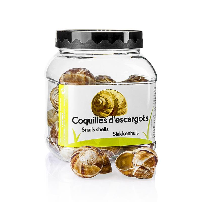 Coquilles d'escargots n° 6 (grandes), à remplir ou à utiliser comme décoration, 24 pièces | Conserves, confitures, antipasti | thungourmet