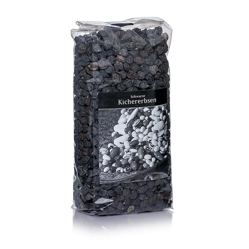 Kichererbsen, schwarz, ganz, getrocknet, 400 g