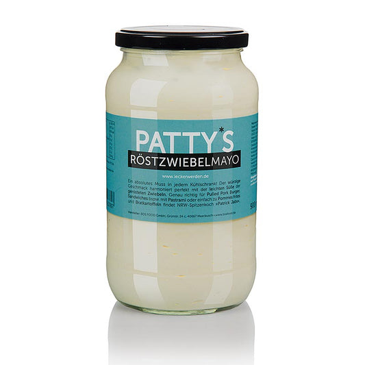 Pattys Röstzwiebel Mayonnaise, créée par Patrick Jabs, 900 ml