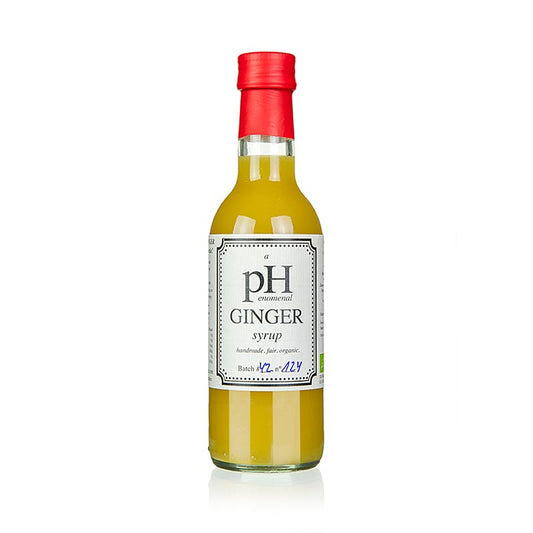 Sirop de gingembre pHenomenal, végétalien, bio, 250 ml