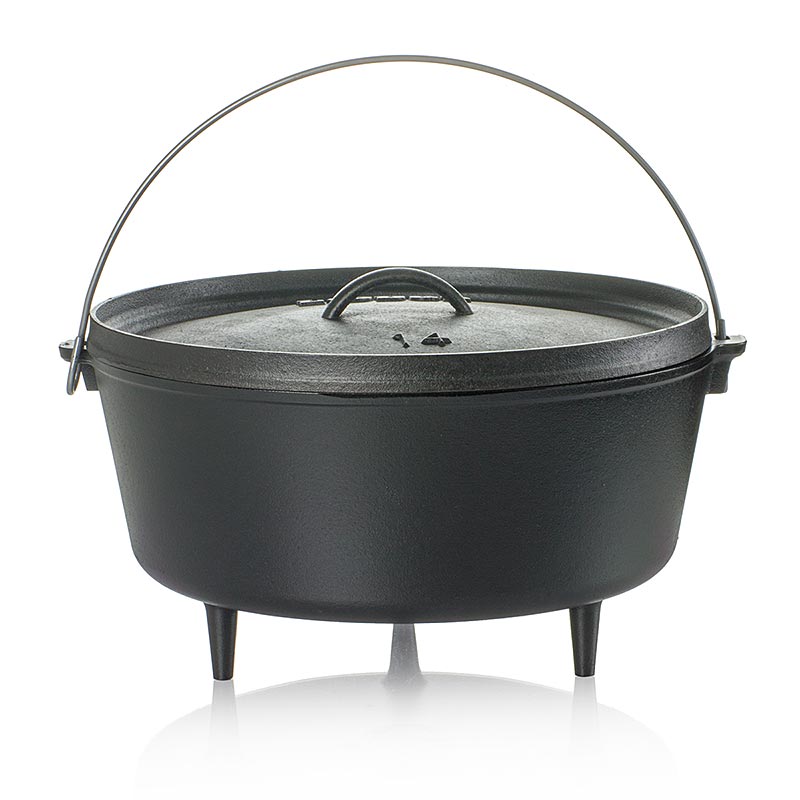 Zubehör - Kochtopf Lodge "Camp Dutch Oven", 3 Füße, Ø 35,6cm, inkl. Deckel, 9,5 l, 1 St