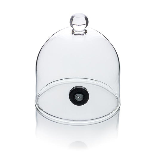Räucher-Glasglocke Rubi mit Ventil, Ø 9cm, für Super-Aladin-Profi, 1 St