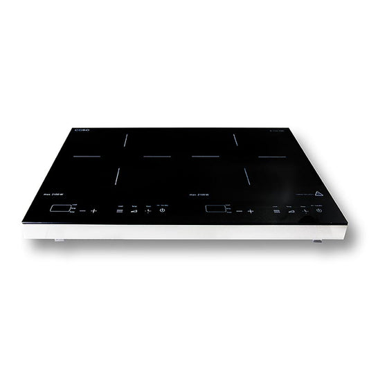 CASO - Plaque de cuisson à induction S-LINE 3 500 watts, 2 zones de cuisson, 1 pièce