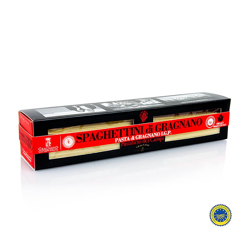 Pastificio dei Campi - N.2 Spaghettini, Pasta di Gragnano, IGP/PDO, 500 g
