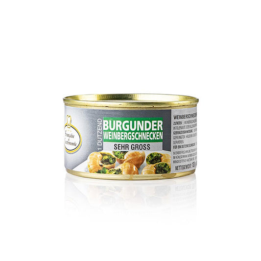 Lumache di vigna, molto grandi, 1 dozzina, Francaise de Gastronomie, 130 g