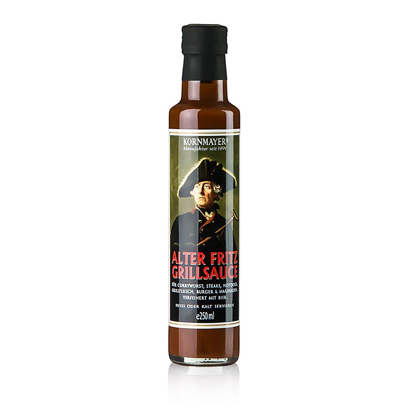 Kornmayer - Salsa barbecue Alter Fritz, con birra, 250 ml