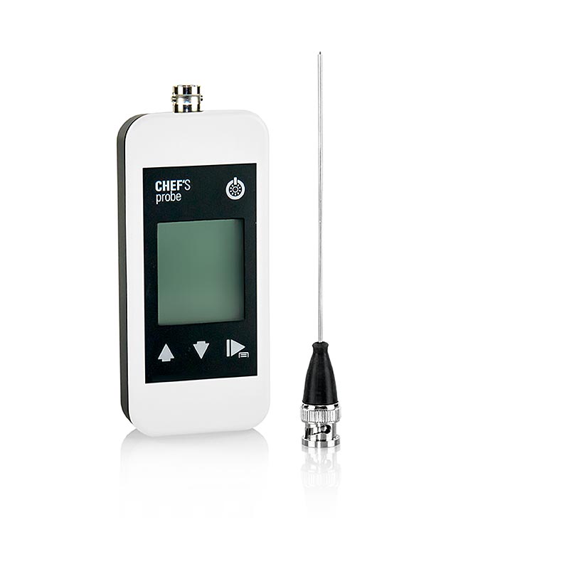 Thermomètre Chef's Probe à affichage numérique, sonde à piquer, 1,5mm, blanc, 1 pc
