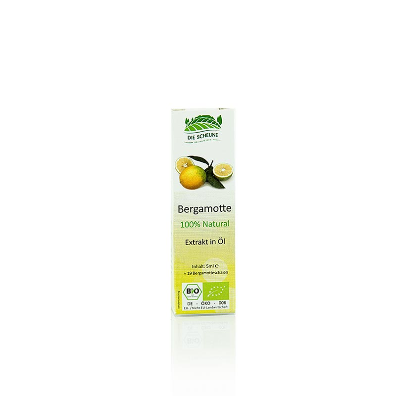 Natürliches Bergamotten Aroma, Die Scheune, BIO, 5 ml