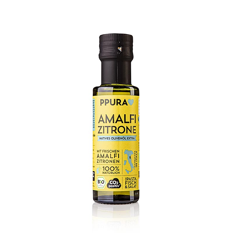 Huilerie Beaujolaise - Natives Olivenöl Extra, Ppura mit frischem Amalfi Zitronensaft, BIO, 100 ml