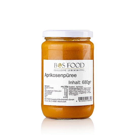 Purée/marque de fabrique - abricots, finement passés, 680 g