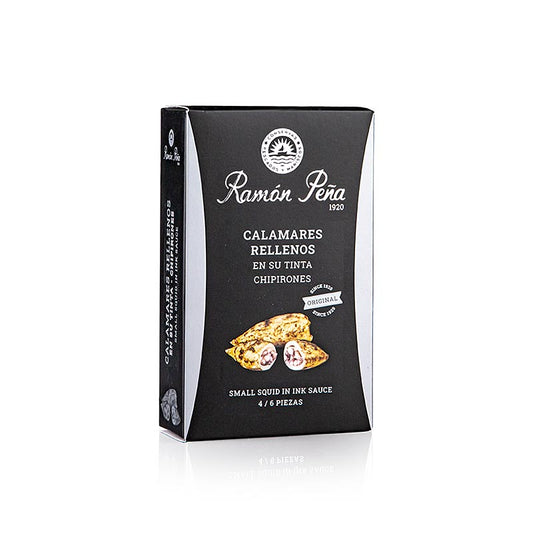 Ramón Peña - Calamaretti, in salsa di inchiostro, Silver, 110 g