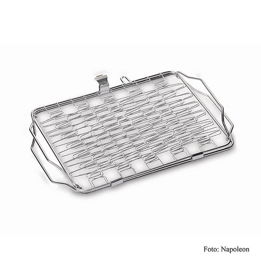 Accessoires pour barbecue Napoléon - Panier flexible pour barbecue, 40x26x8,6cm, acier inoxydable, 1 pc