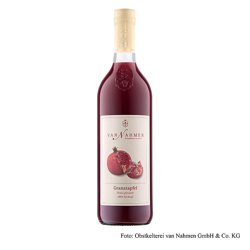 van Nahmen  Succo di melograno, 100% succo puro, BIO, 750 ml