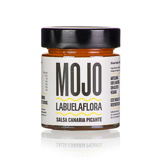 Innova Food Abona - Mojo Picante, sauce rouge piquante des Canaries, Labuelaflora, 140 g