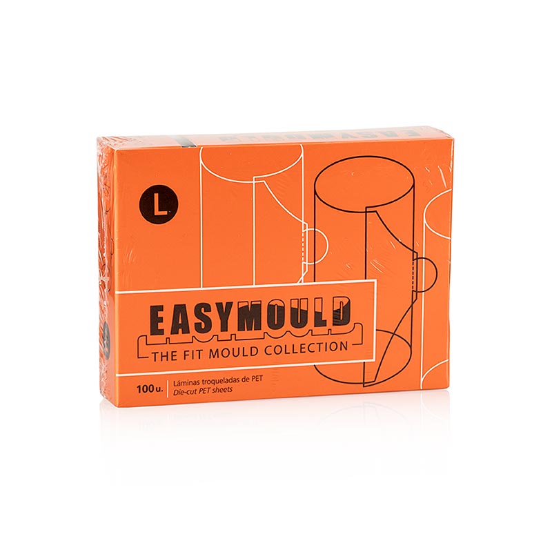 Fogli di Rendondo Easymould, tondi, ø25x80mm, 100% Chef (60/0006), 100 pz.