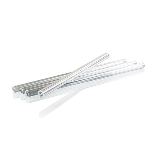 Bocal(borosilicate), droites, ø 8 mm (paroi de 1,1 mm), 21 cm, lot de 10