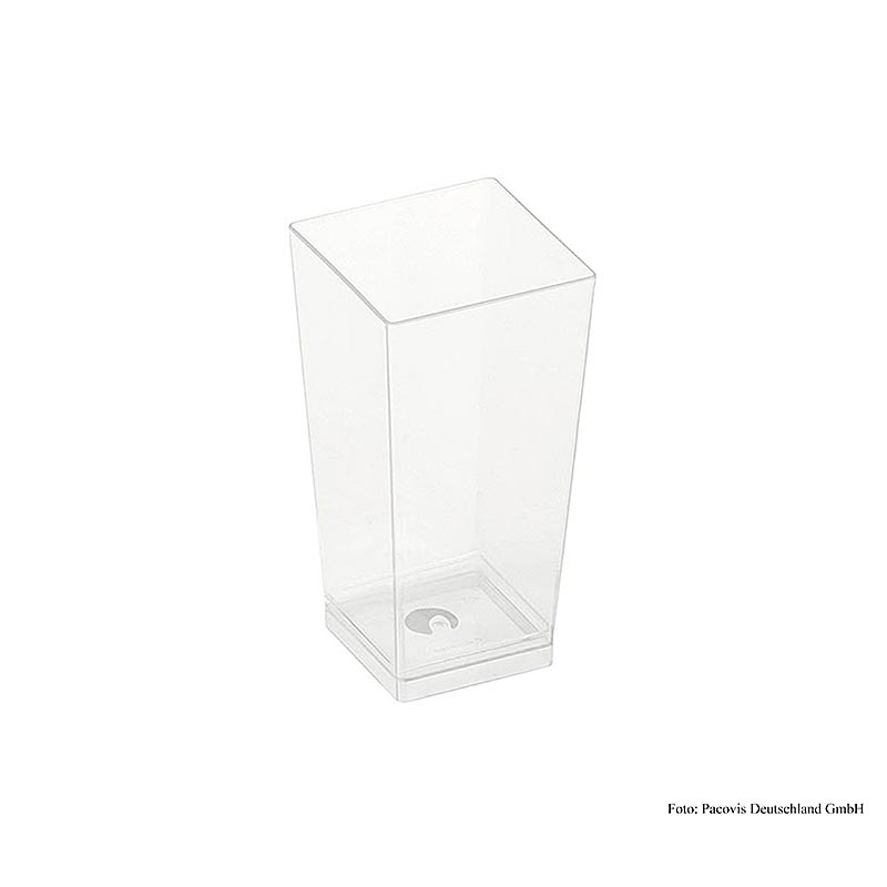 Einweg Naturesse Kova Becher klar, 100ml, 4x4x8,2cm, PLA, 300 St